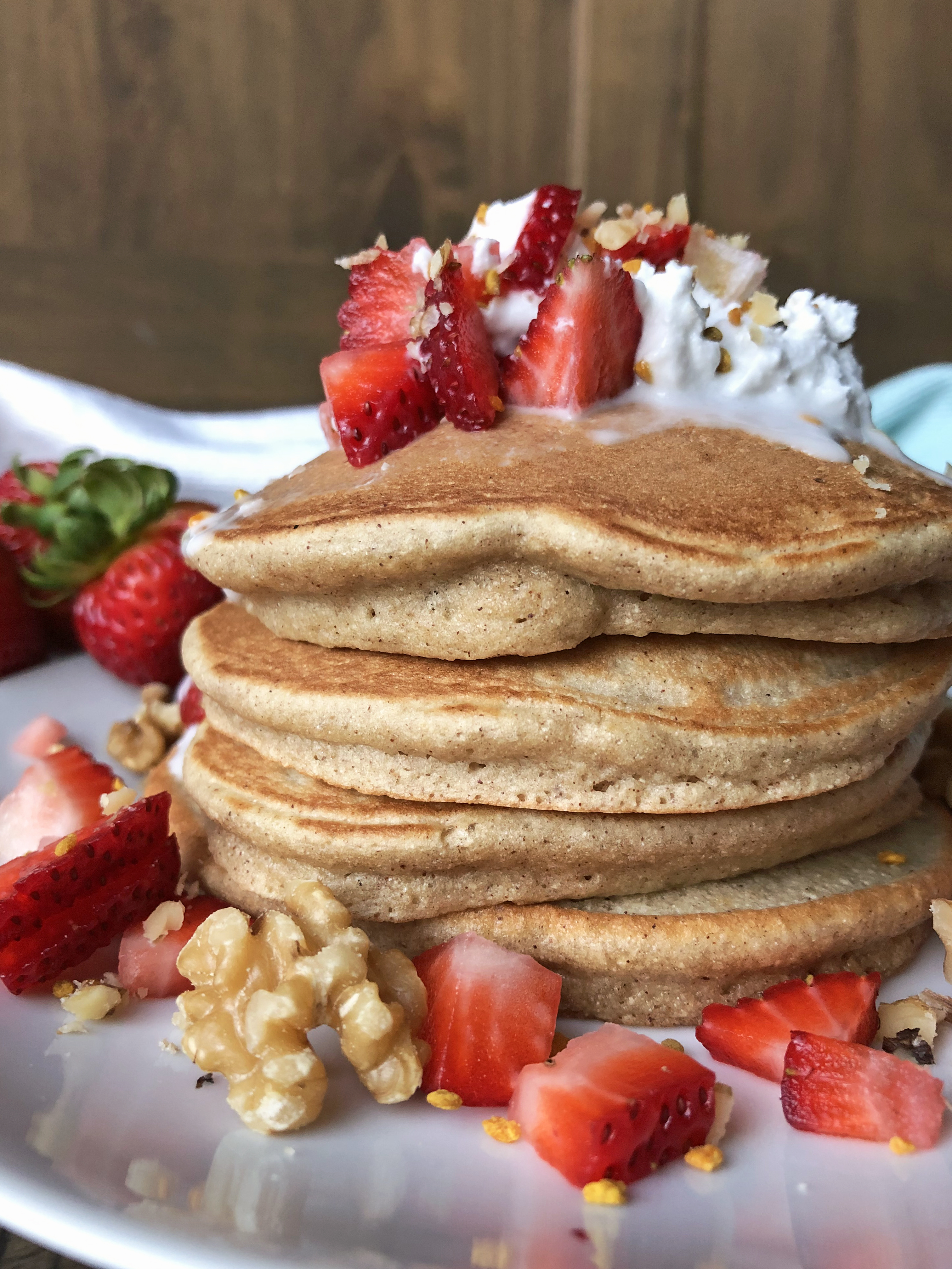 Paleo Walnut Pancakes - Bake It Paleo