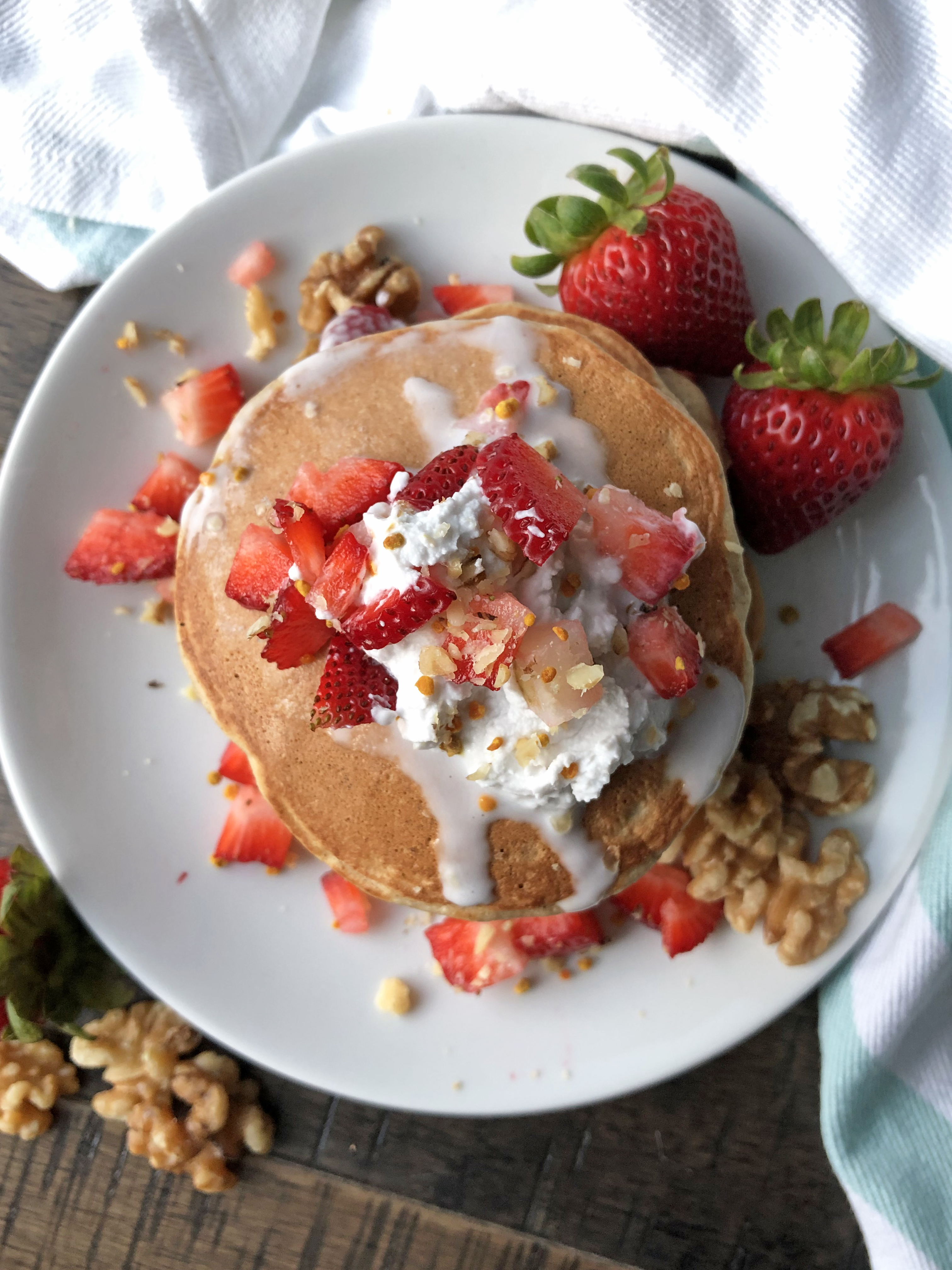 Gluten Free Walnut Pancakes