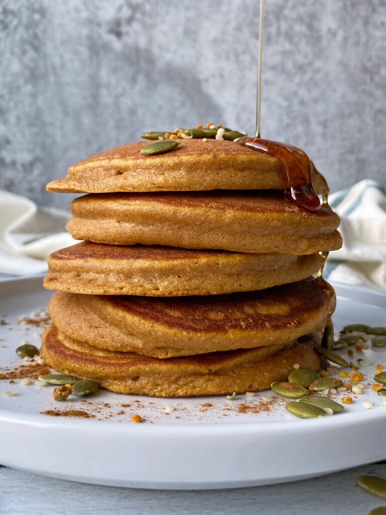 Paleo Pumpkin Pancakes (Healthy) - Bake It Paleo