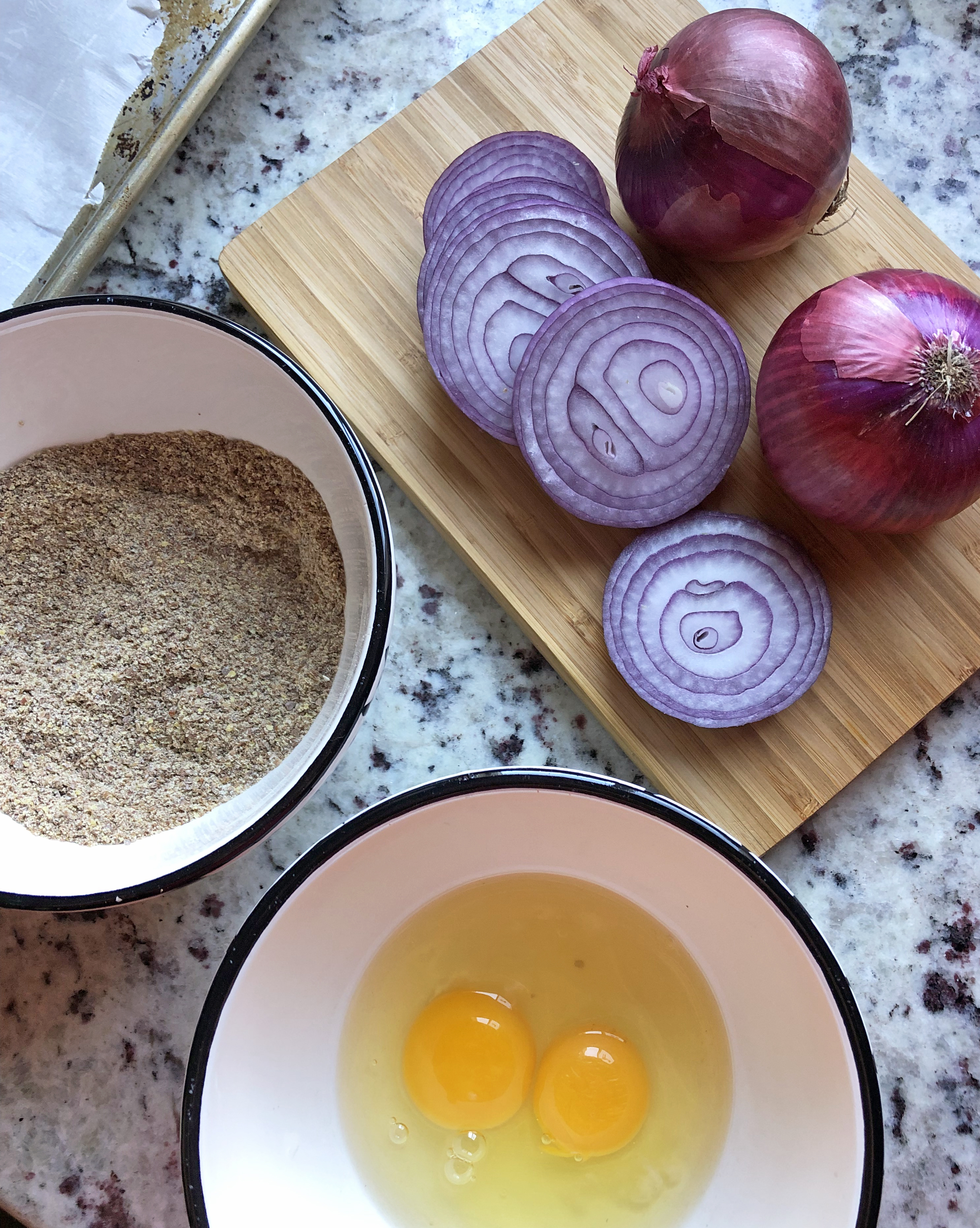 Flax Crusted Onions (30