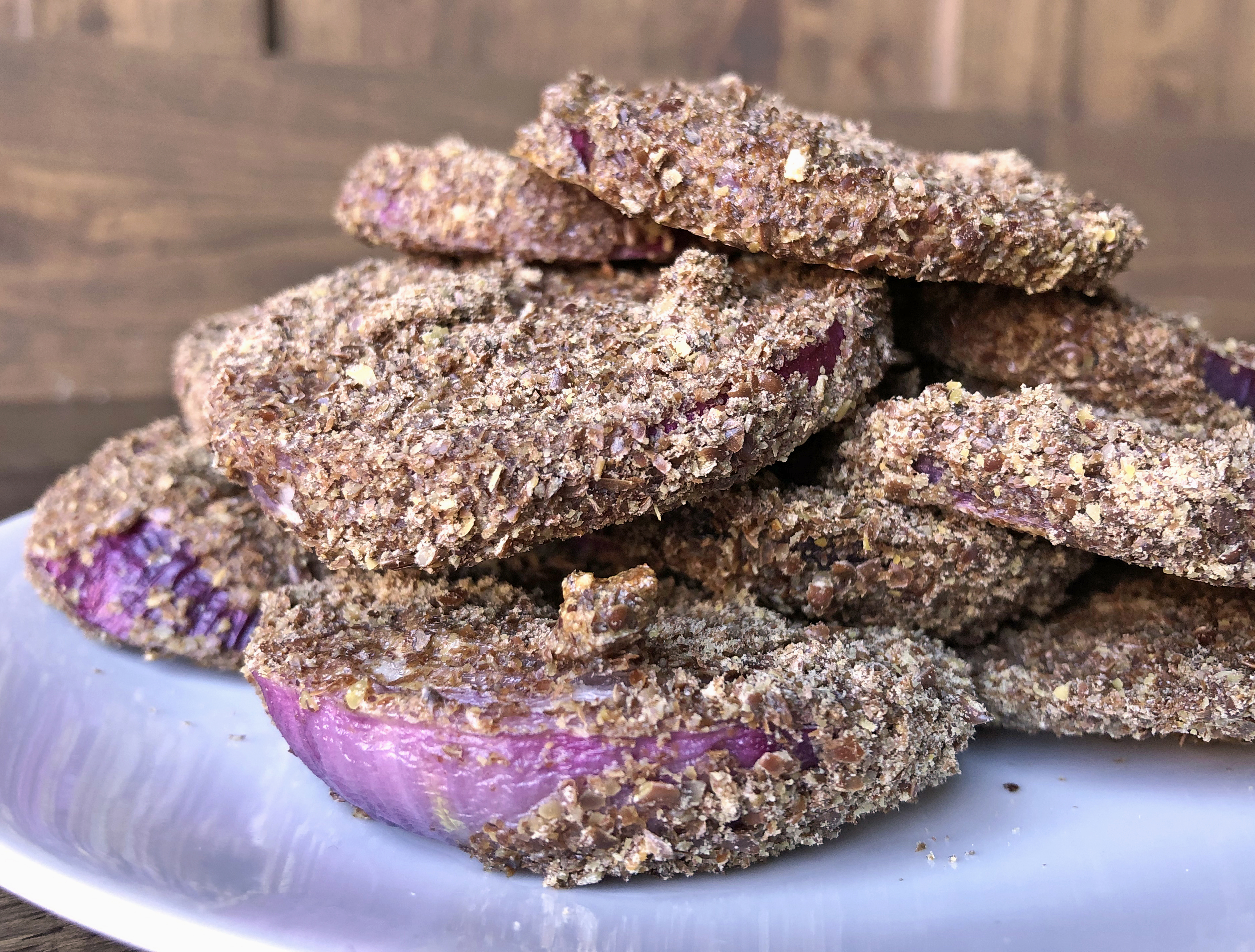 Flax Onion Rings