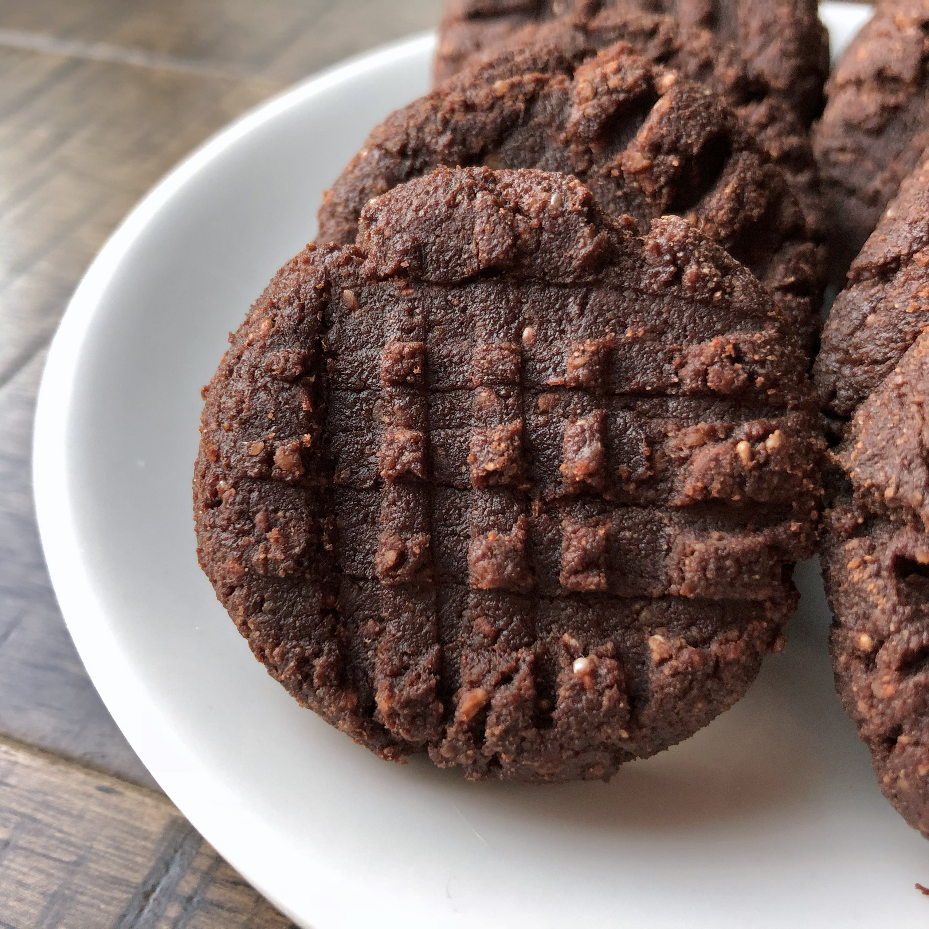 Gluten Free Chocolate Hazelnut Cookies