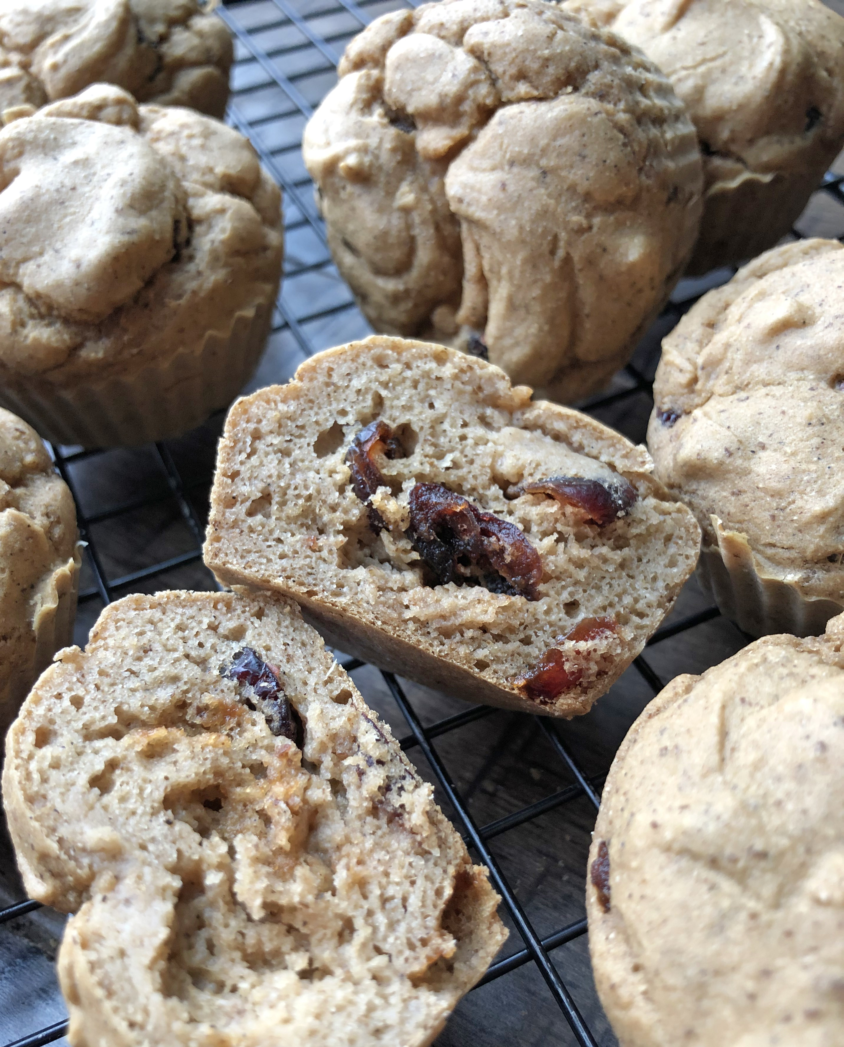 Gluten Free Cranberry Protein Muffins