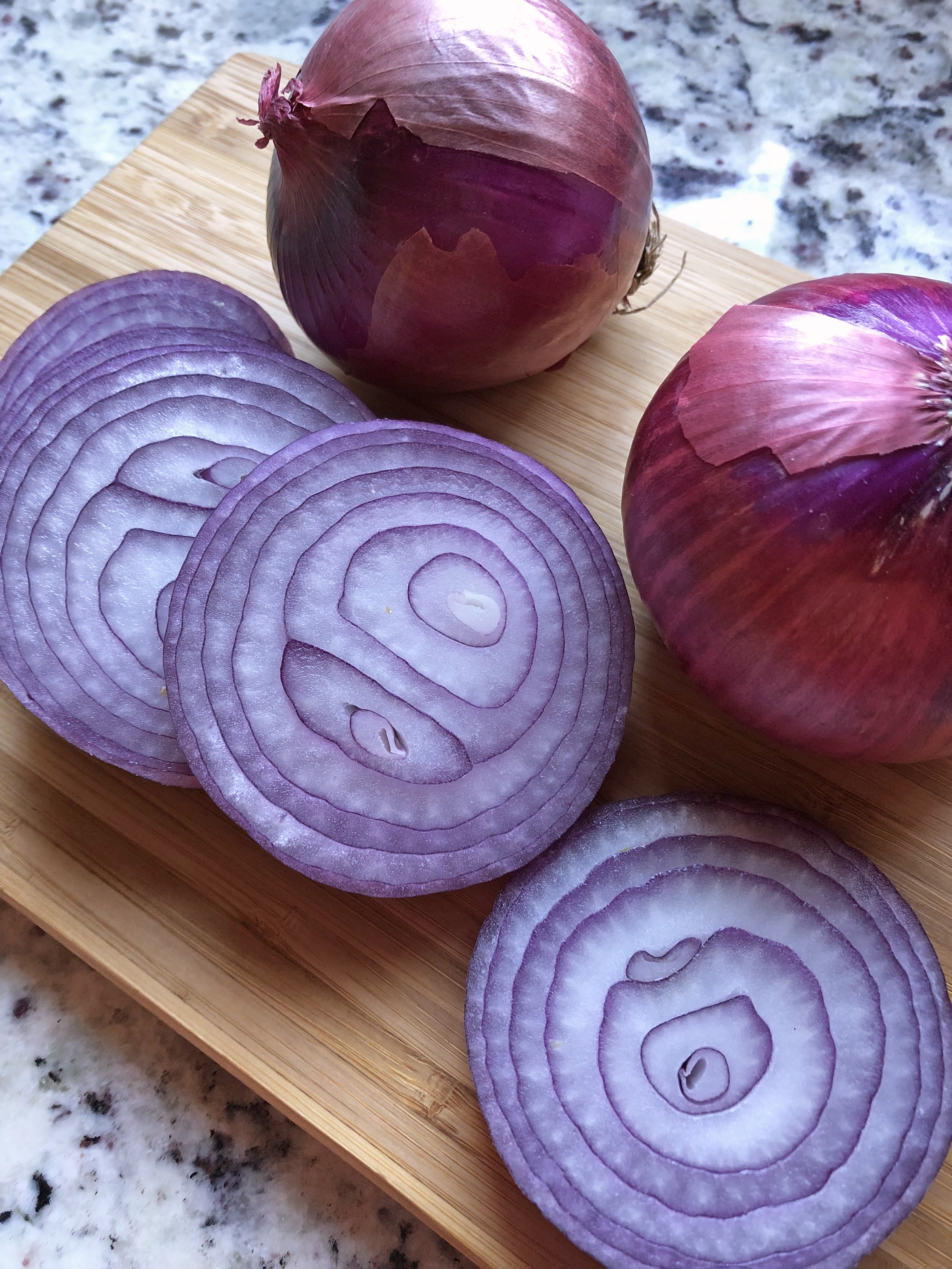 Red Onion Flax Rings