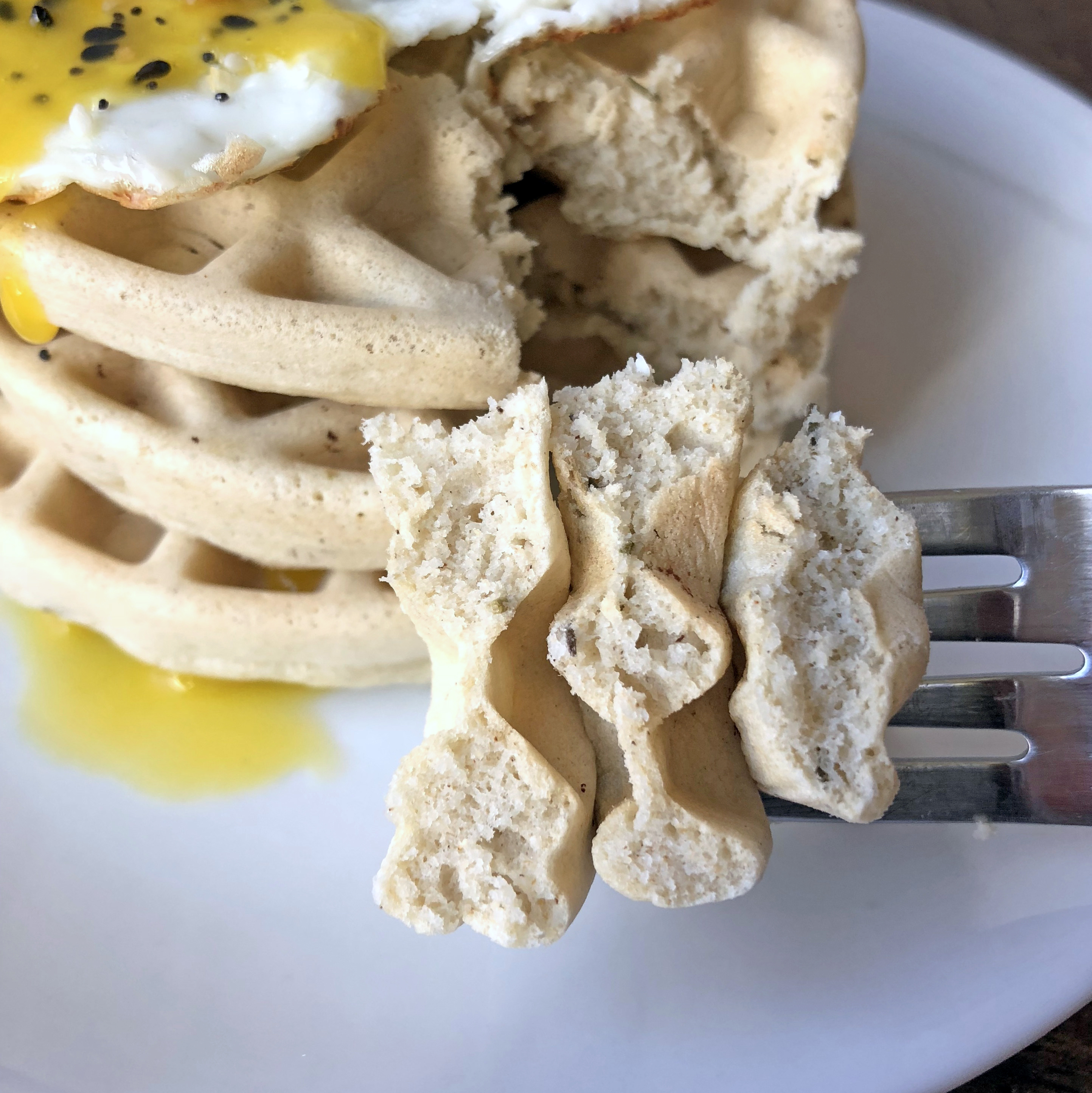 Eggnog Waffles - Mother Thyme