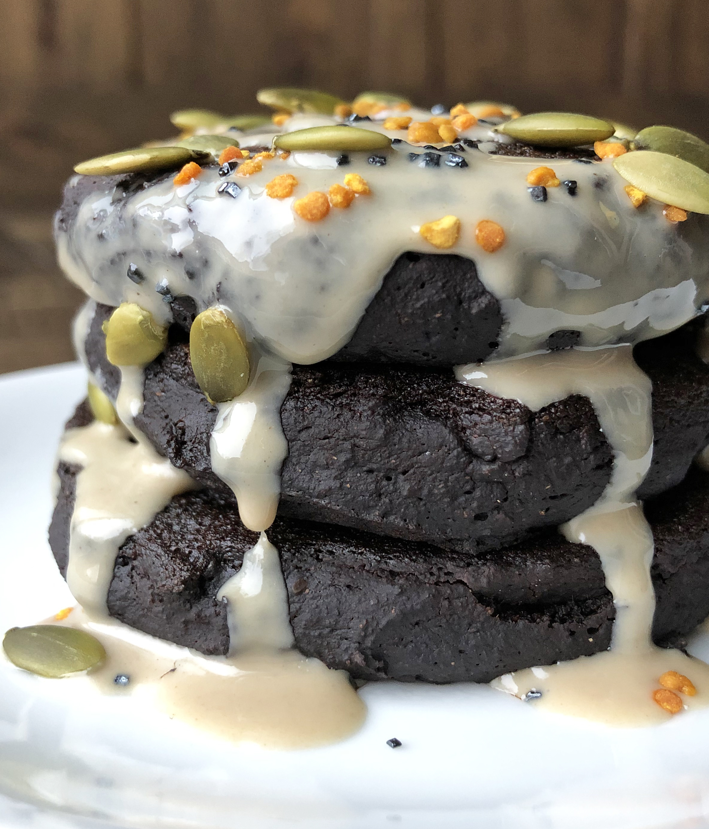 Paleo Vegan Chocolate Pancakes..