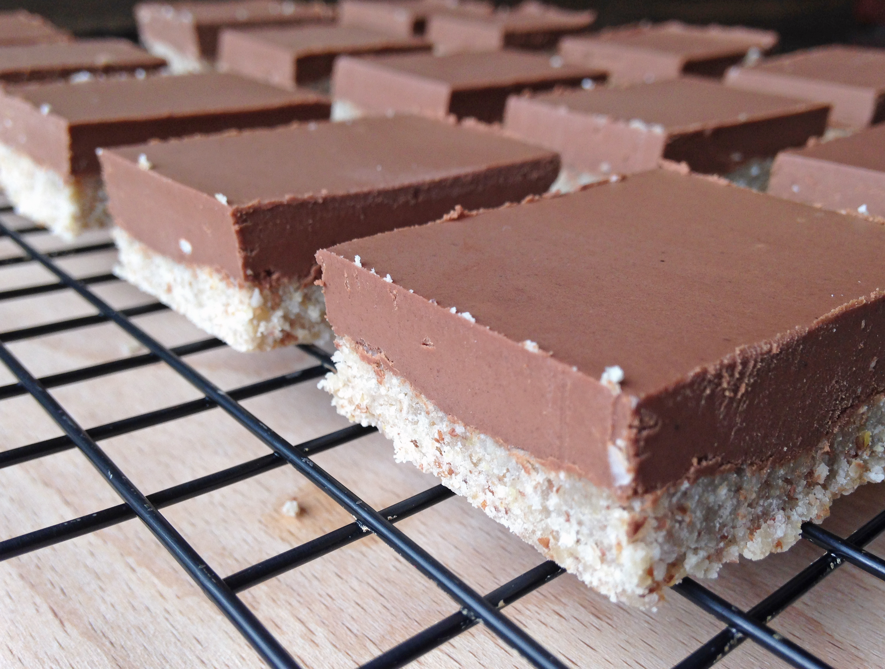 Paleo Vegan No Bake Chocolate Cookie Bars