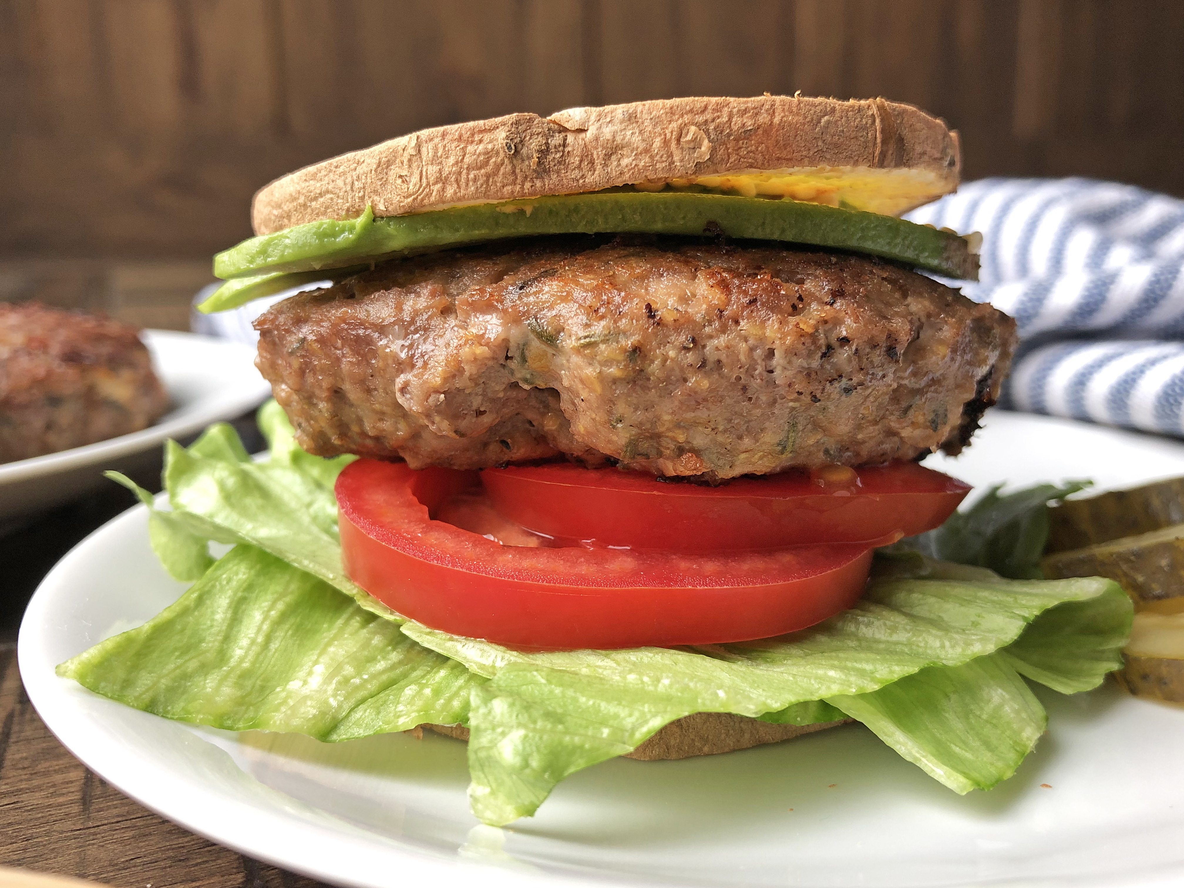 Green Apple & Thyme Burgers