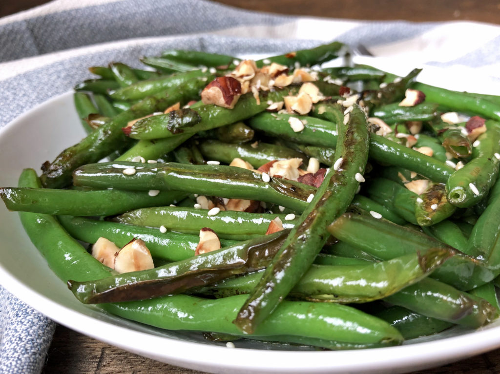 Simple Pan Cooked Green Beans Bake It Paleo