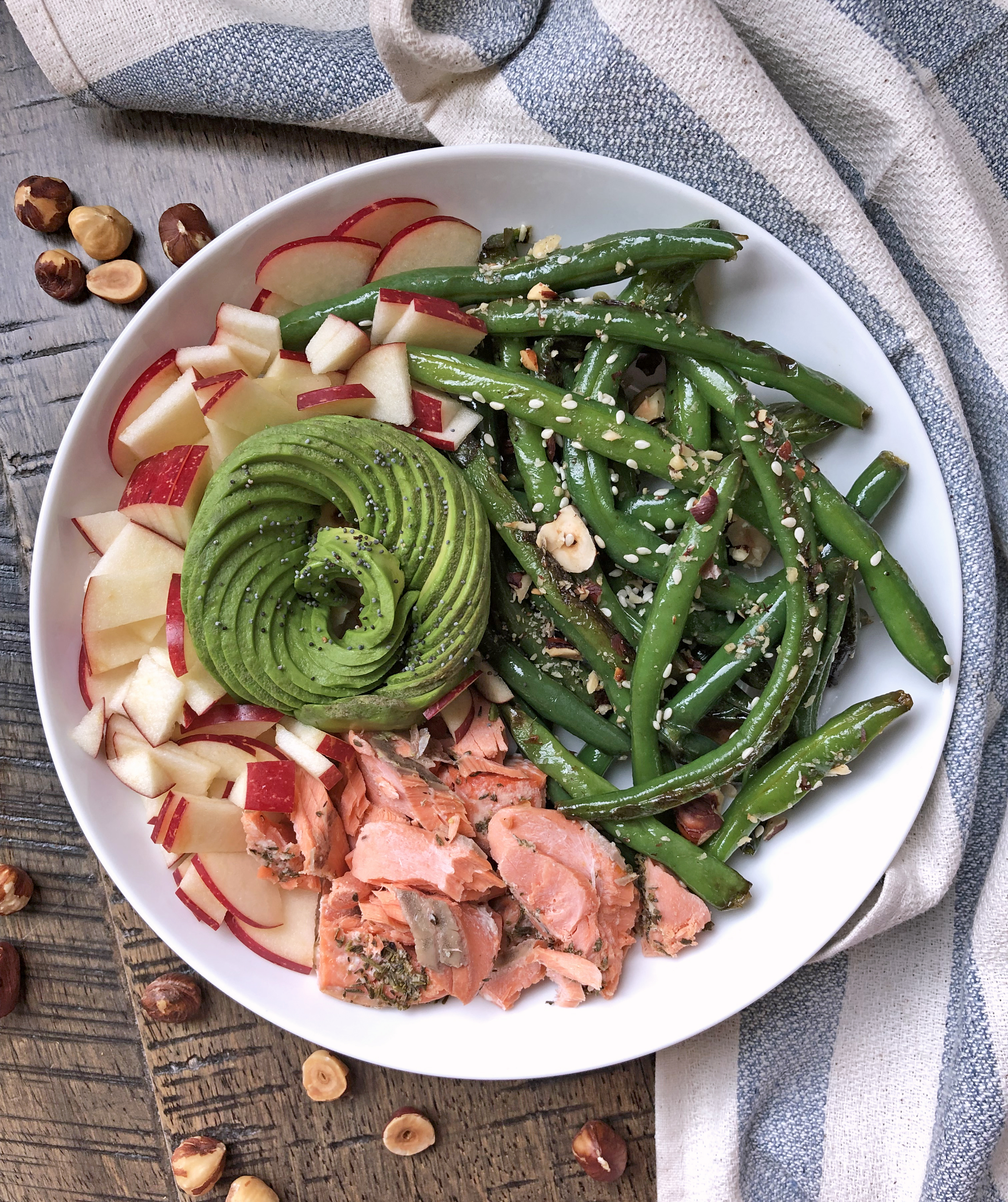 Paleo Meal with pan cooked green beans