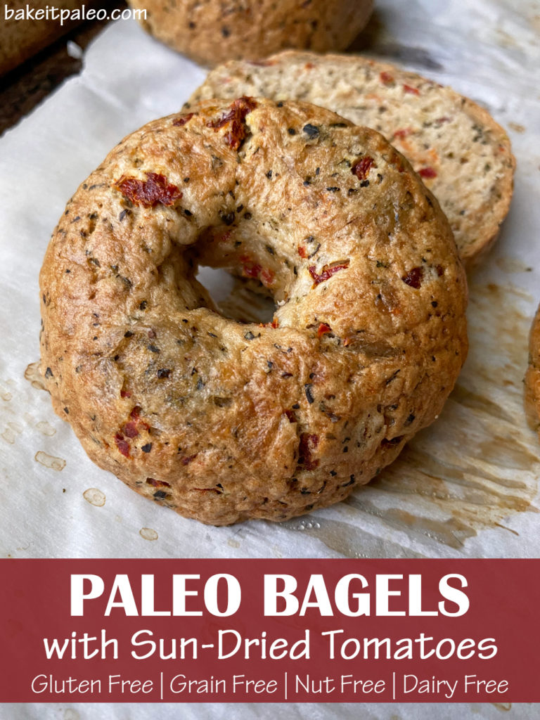 SunDried Tomato Bagels (Gluten Free, Paleo, Nut Free) Bake It Paleo