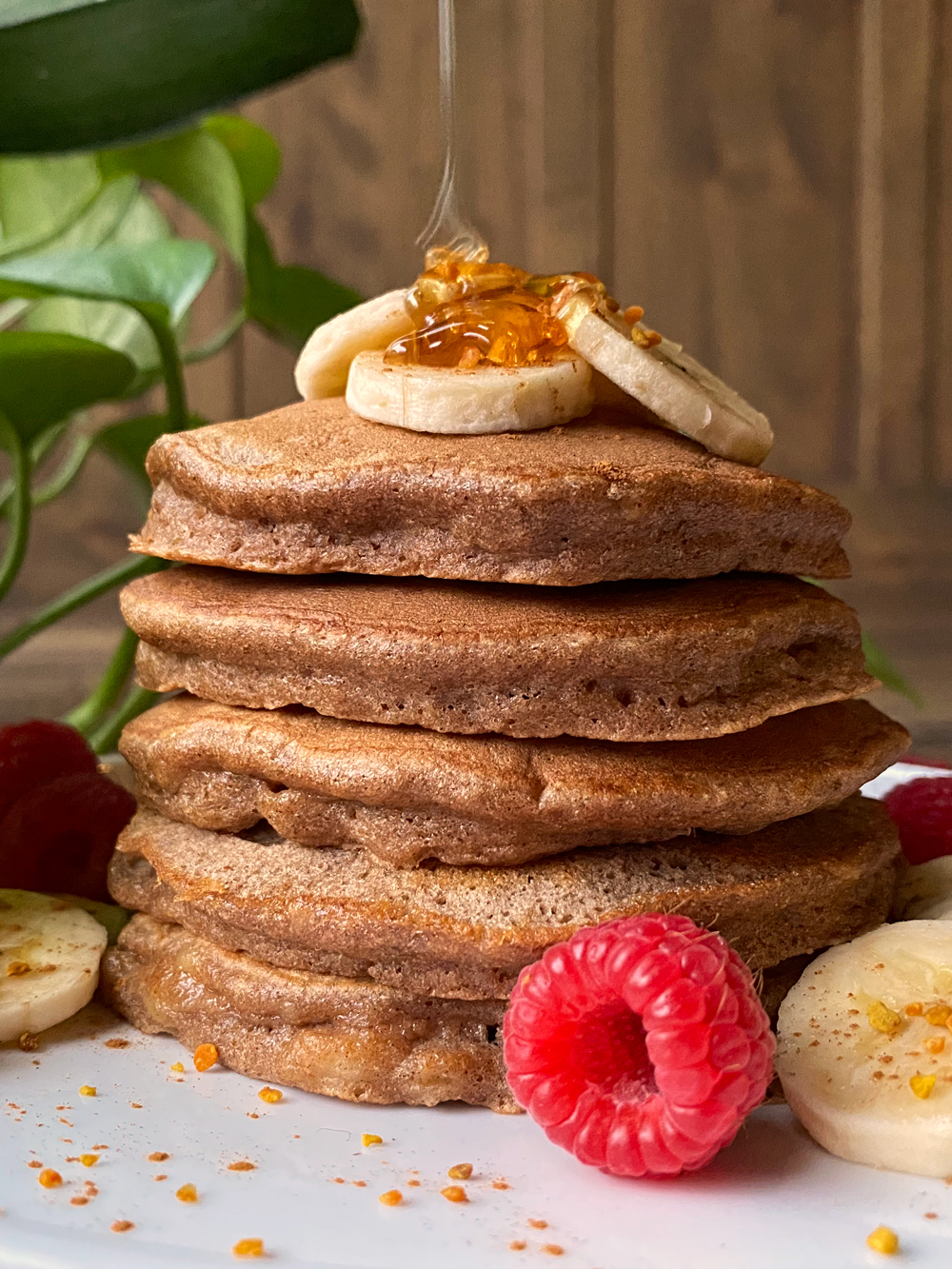 Banana Pancakes with cassava flour.