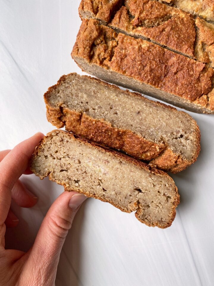 Vegan Banana Protein Bread (Gluten Free, Paleo) - Bake It Paleo