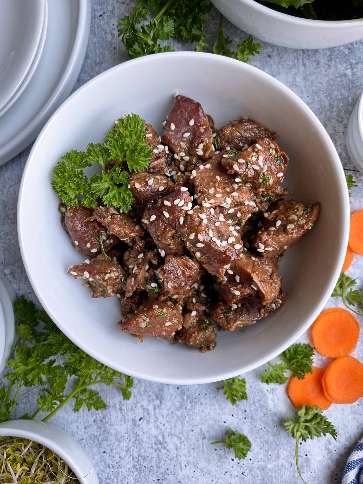 Healthy Slow Cooker Beef Tips (Paleo) Bake It Paleo