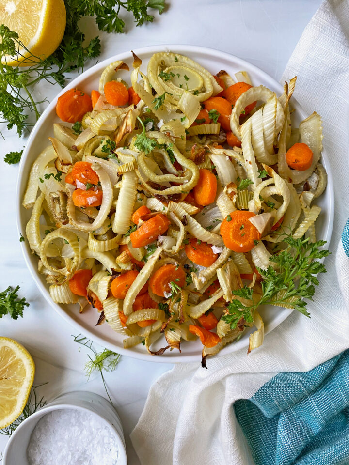 Roasted Fennel and Carrots (Paleo, Vegan, Whole30) Bake It Paleo