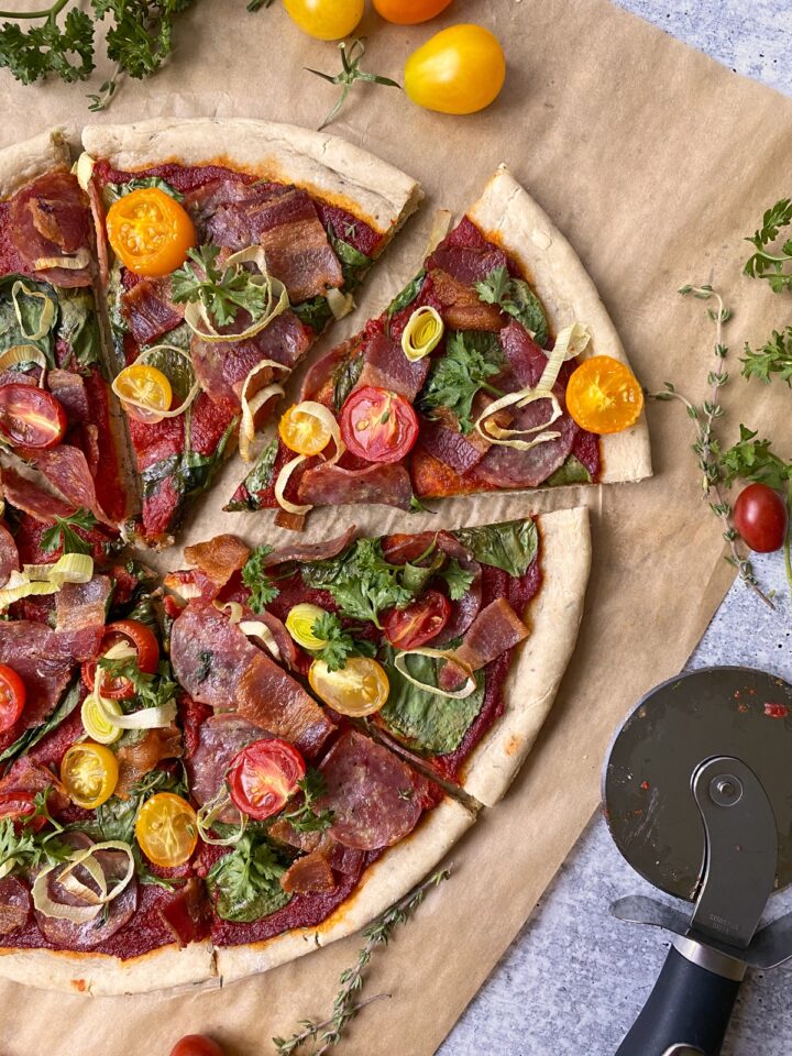 Grain Free Almond Flour Pizza Crust (Paleo, Vegan) Bake It Paleo