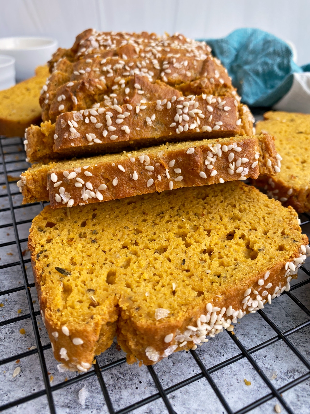 Gluten Free Savory Butternut Squash Bread - Bake It Paleo