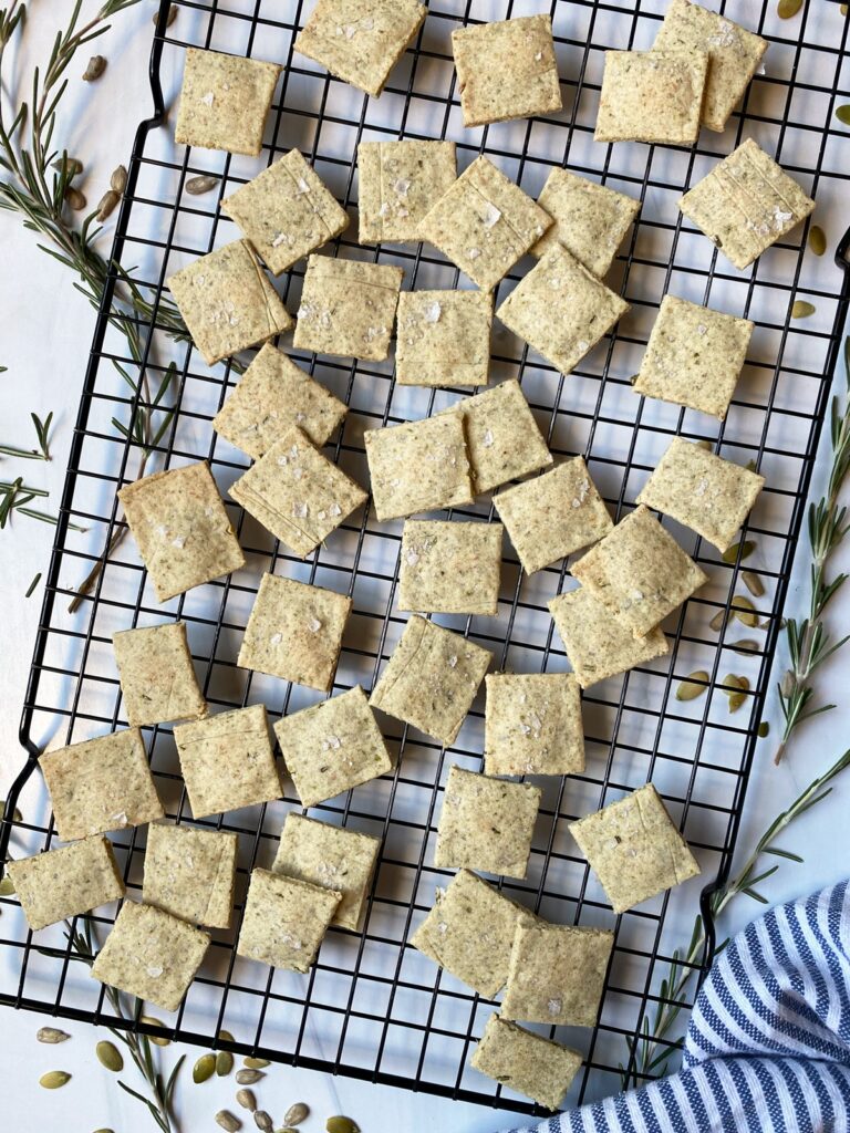 Rosemary Cassava Flour Crackers (Paleo, Vegan) Bake It Paleo