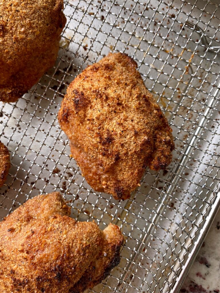 Easy Air Fryer Chicken Thighs (Keto, Whole30, Nut Free) Bake It Paleo