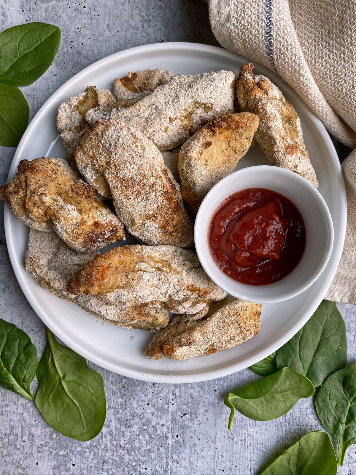 cassava-flour-chicken-tenders-with-ketchup