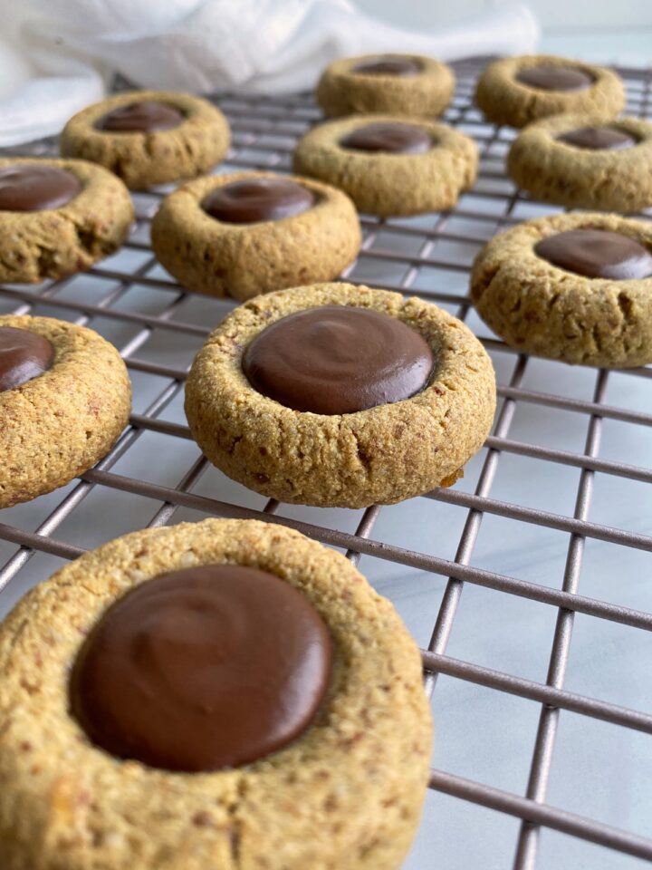 Chocolate Fudge Thumbprint Cookies (Dairy Free, Paleo) Bake It Paleo