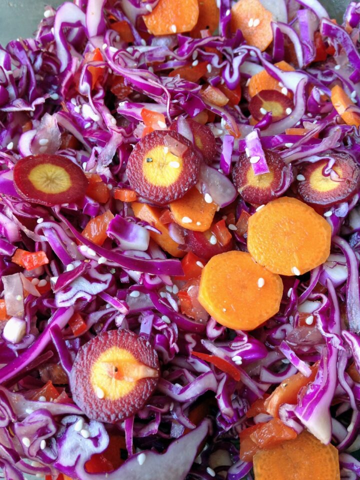Paleo Red Cabbage Salad (Whole30) Bake It Paleo