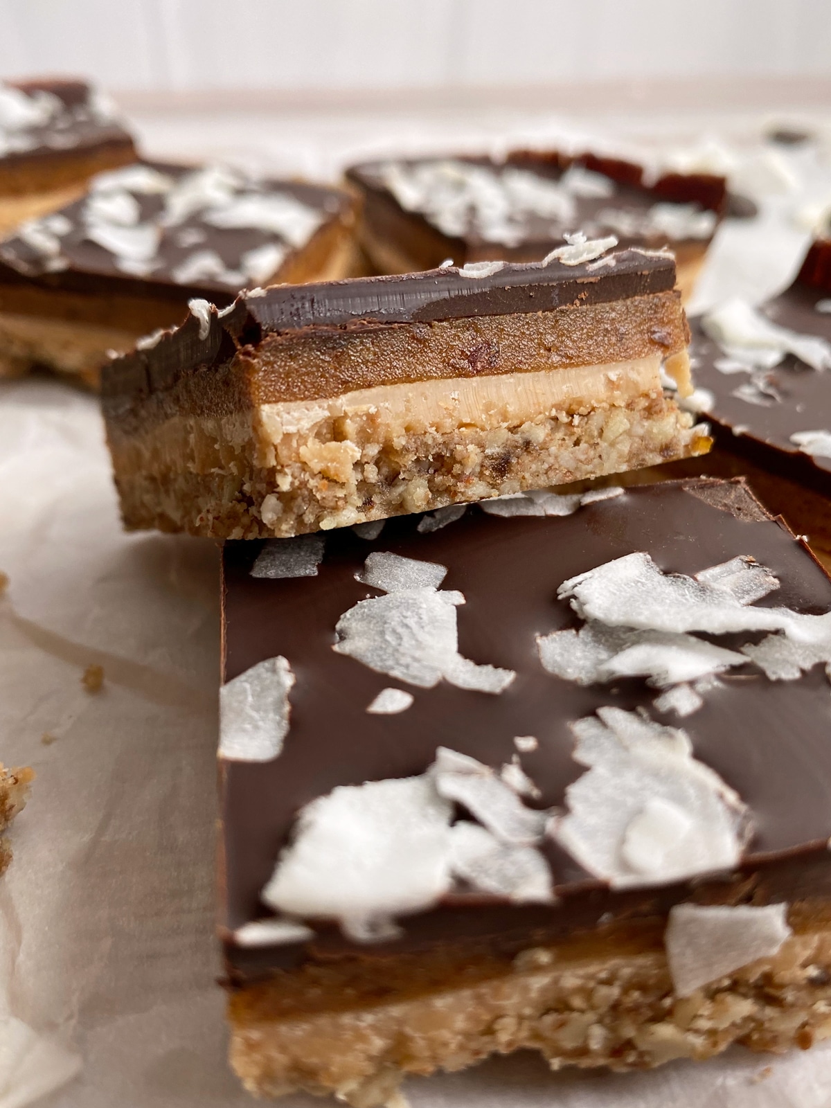 Coconut Butter Bars (Paleo, Vegan, No Bake)