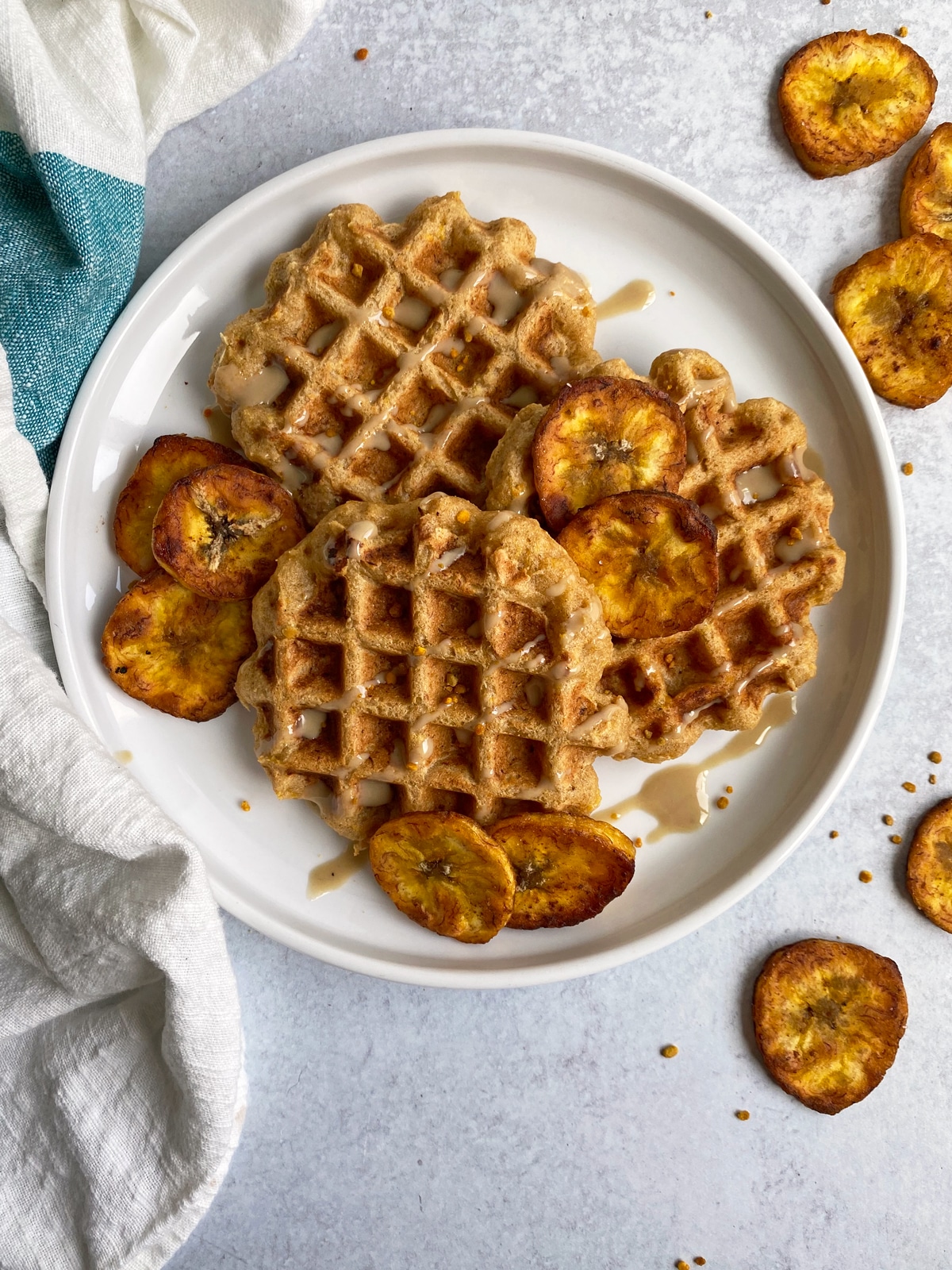 paleo plantain waffles