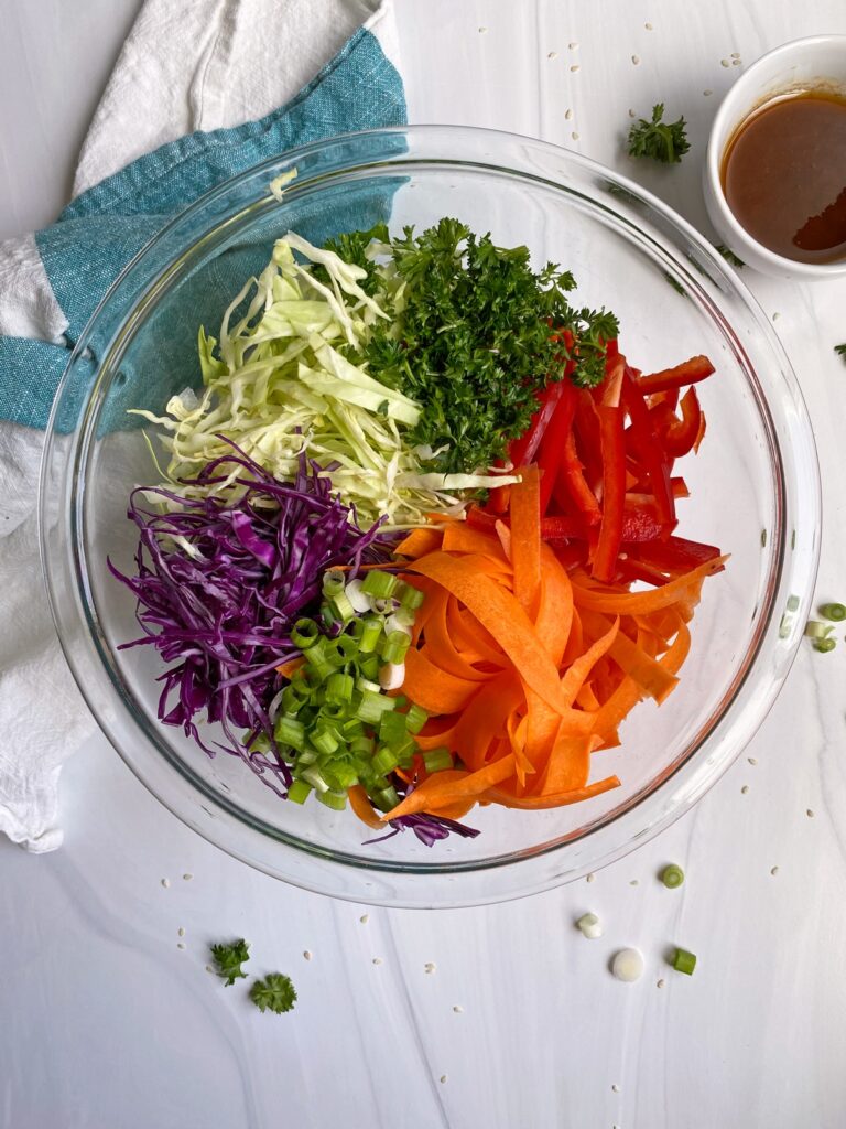 Asian Slaw Salad Recipe (Paleo, Vegan) - Bake It Paleo