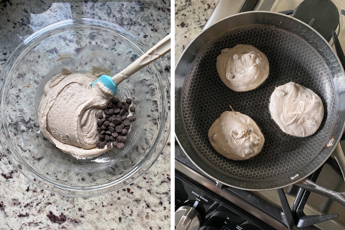 making-buckwheat-pancakes