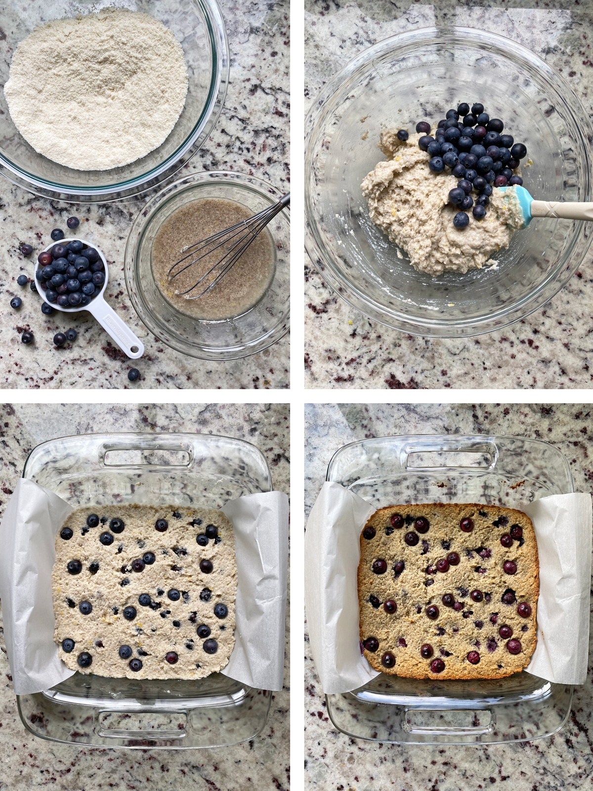 how to make the blueberry cake