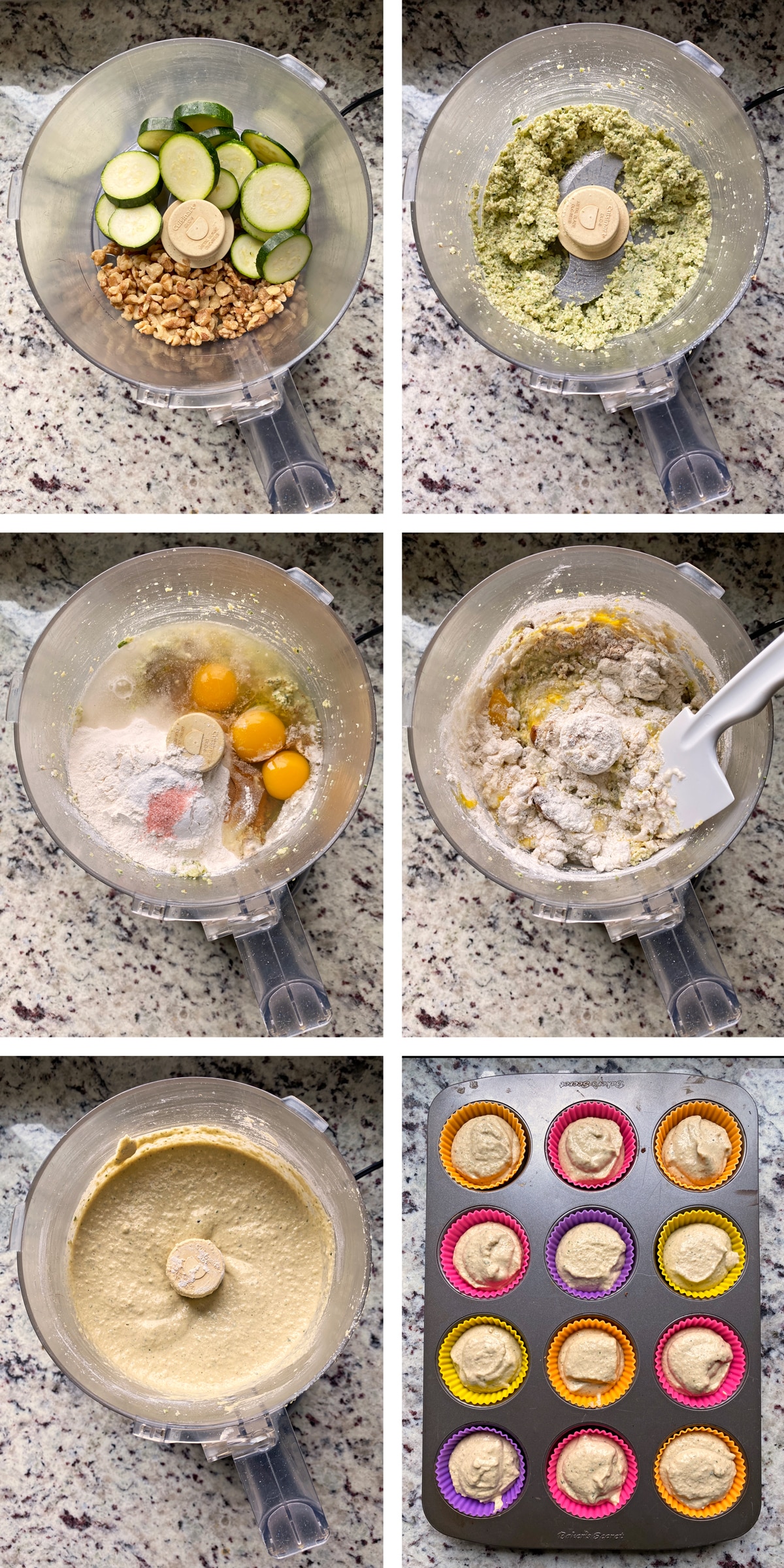 how to make the muffin batter