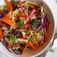 Asian Slaw Salad Recipe (Paleo, Vegan)