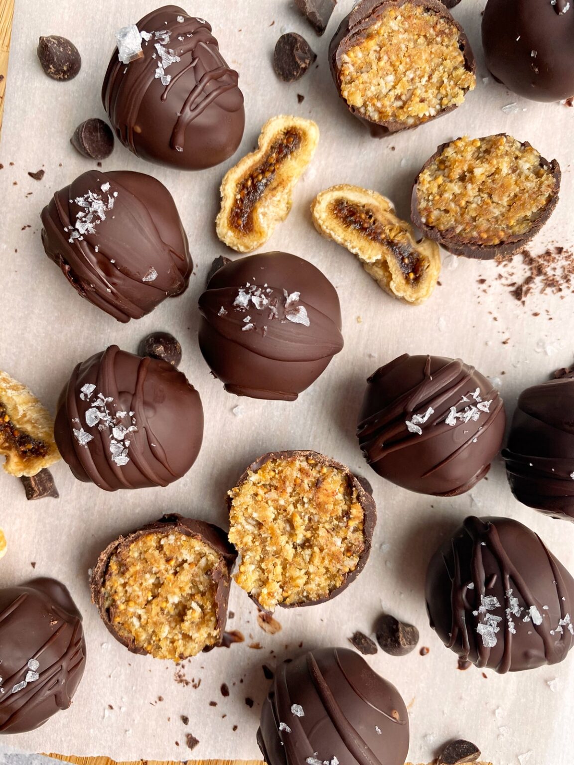 Dark Chocolate Fig Truffles (Paleo, Vegan) Bake It Paleo