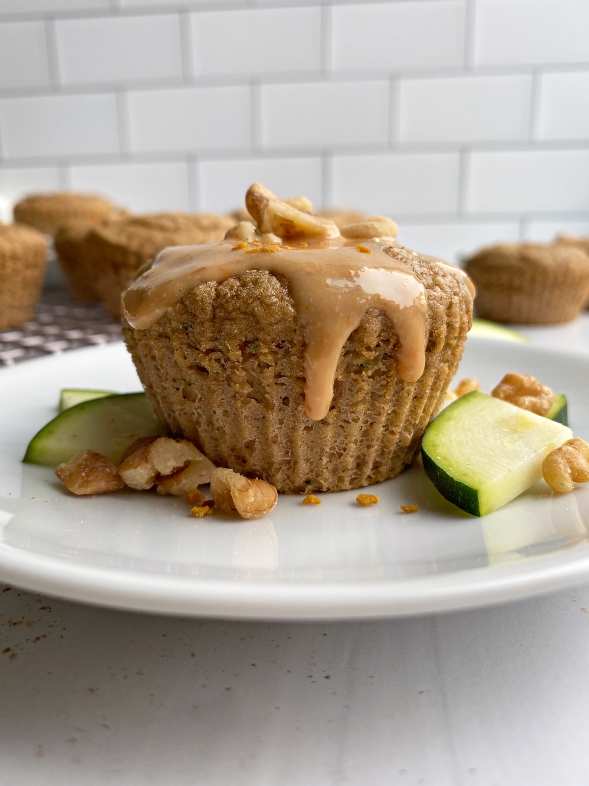 zucchini-muffin-topped-with-coconut-butter