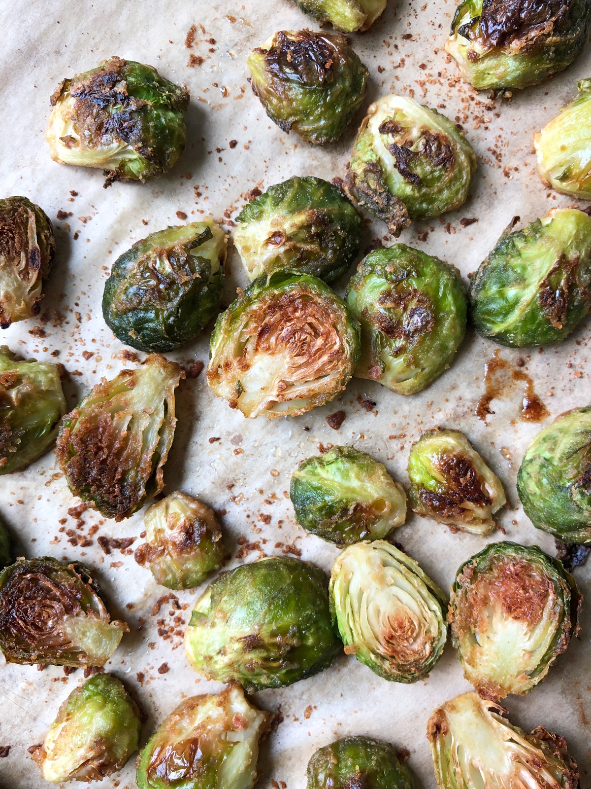 Coconut ginger brussels sprouts.