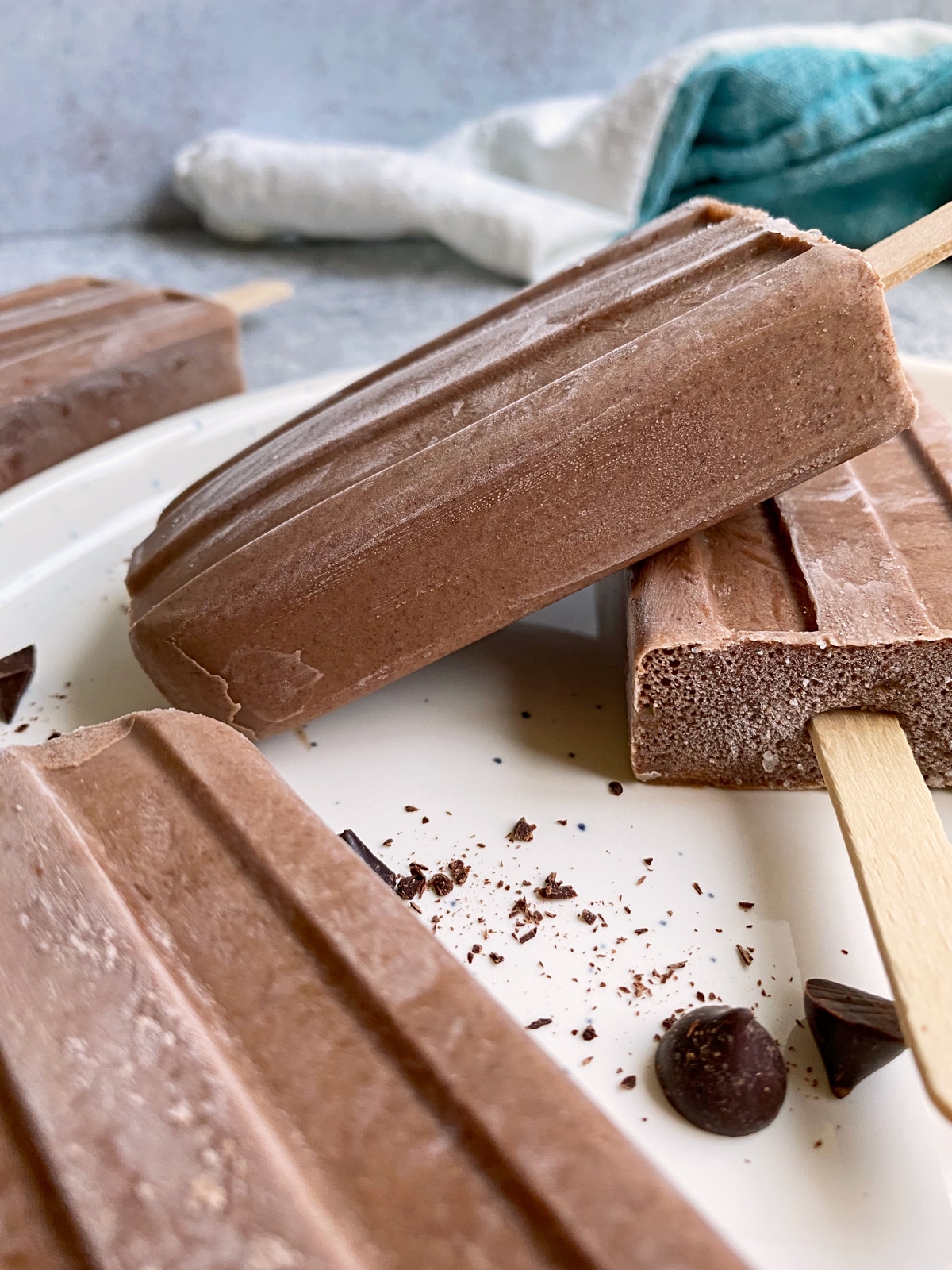 side view of fudgesicles