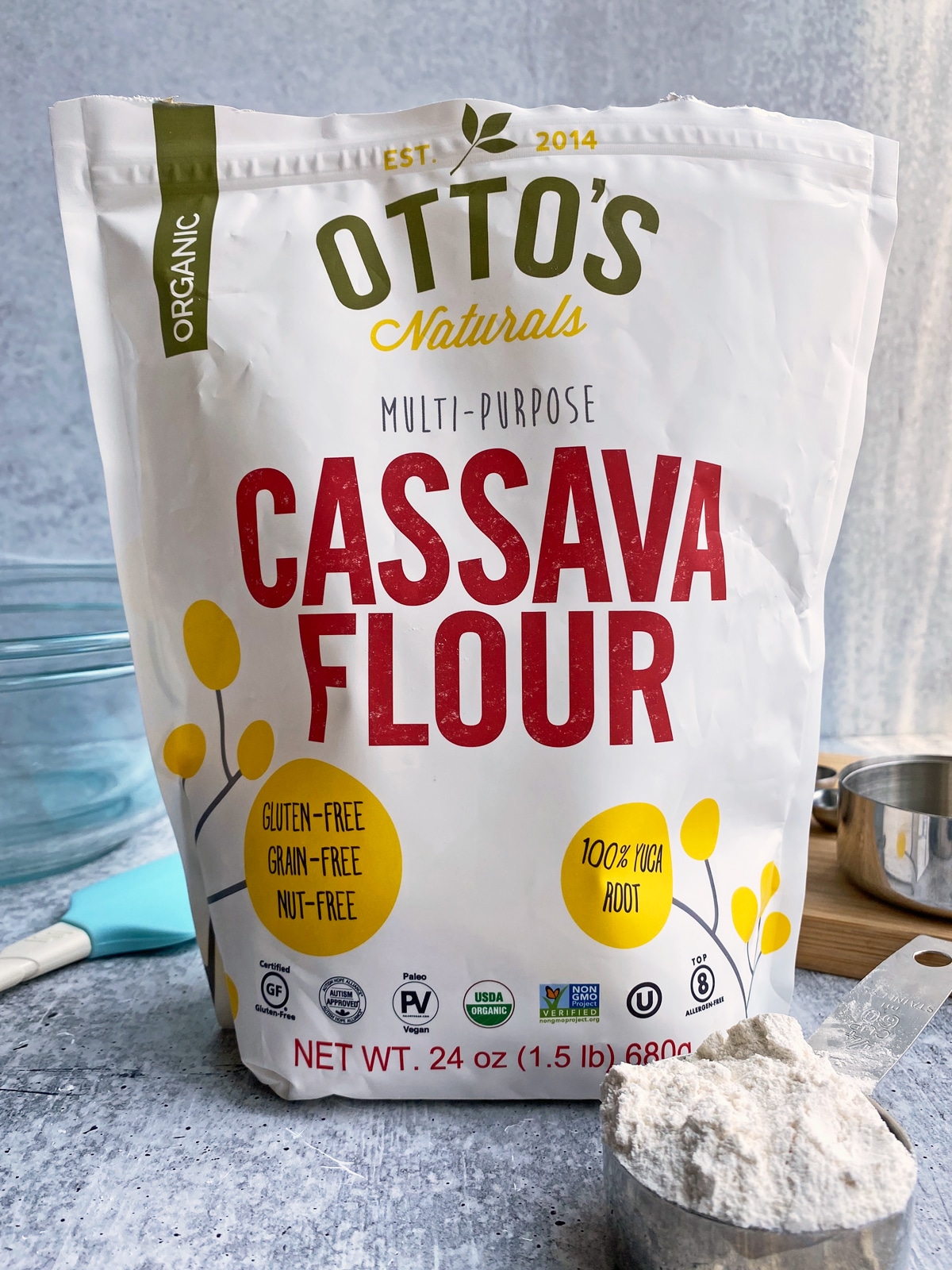 bag of cassava flour