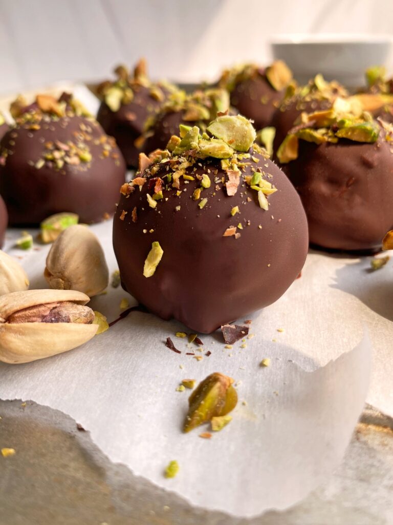 Pistachio Truffles Paleo Vegan Keto Bake It Paleo 9756