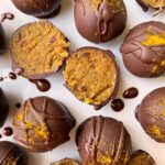 paleo caramels topped with turmeric