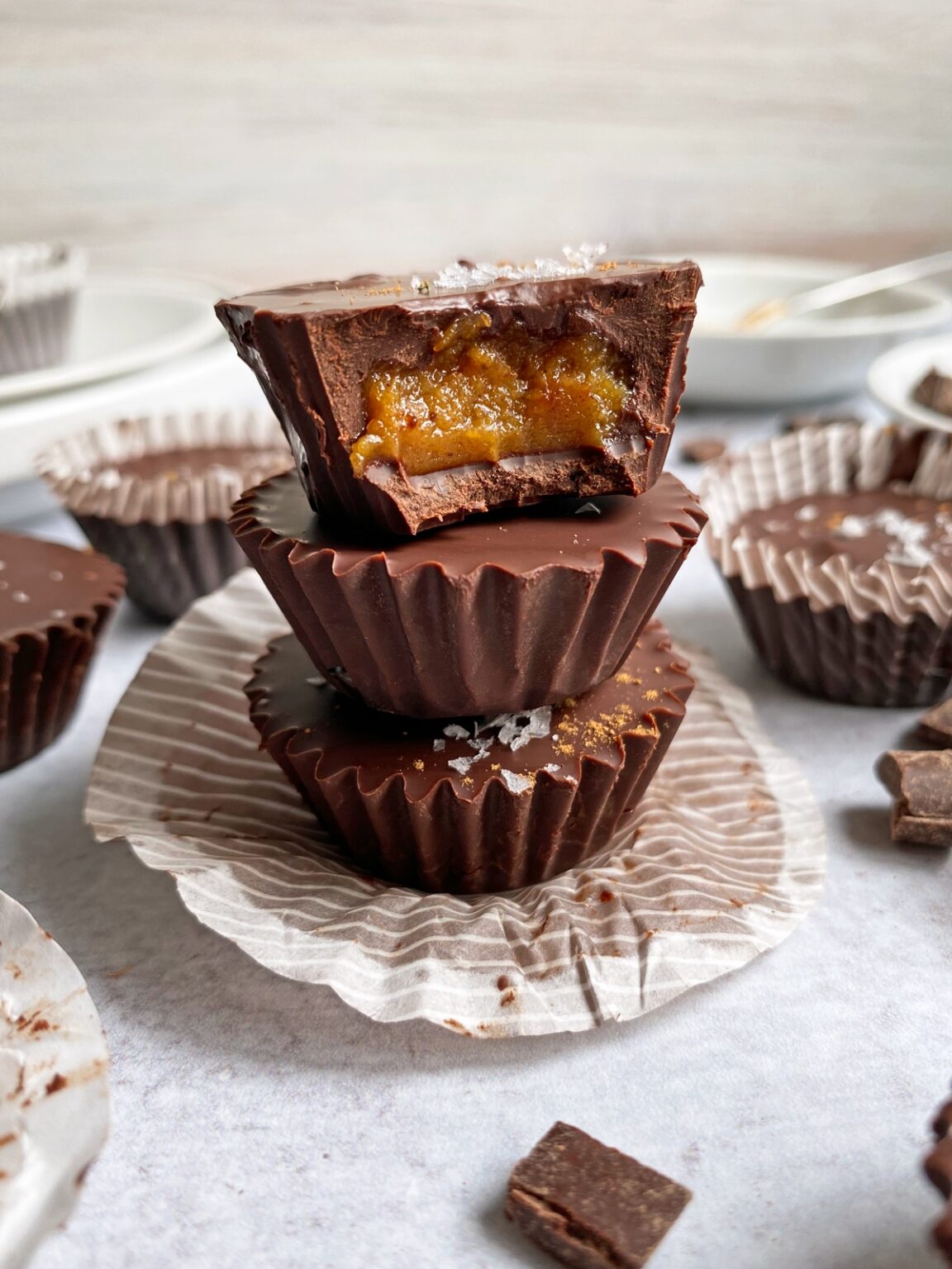 Pumpkin Peanut Butter Cups (Paleo, Vegan, Keto) Bake It Paleo