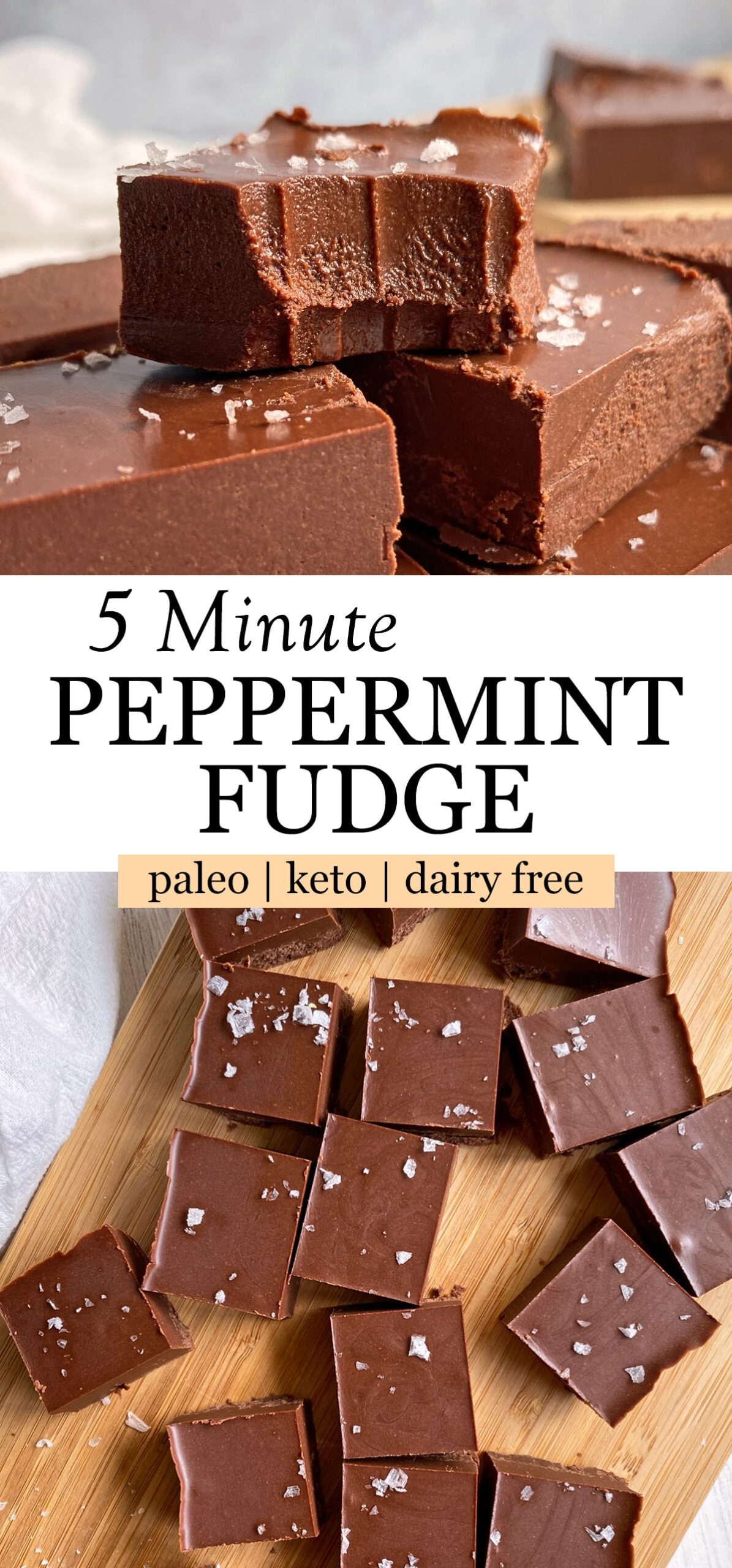 peppermint fudge pinterest image