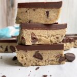 stacked cookie dough bars