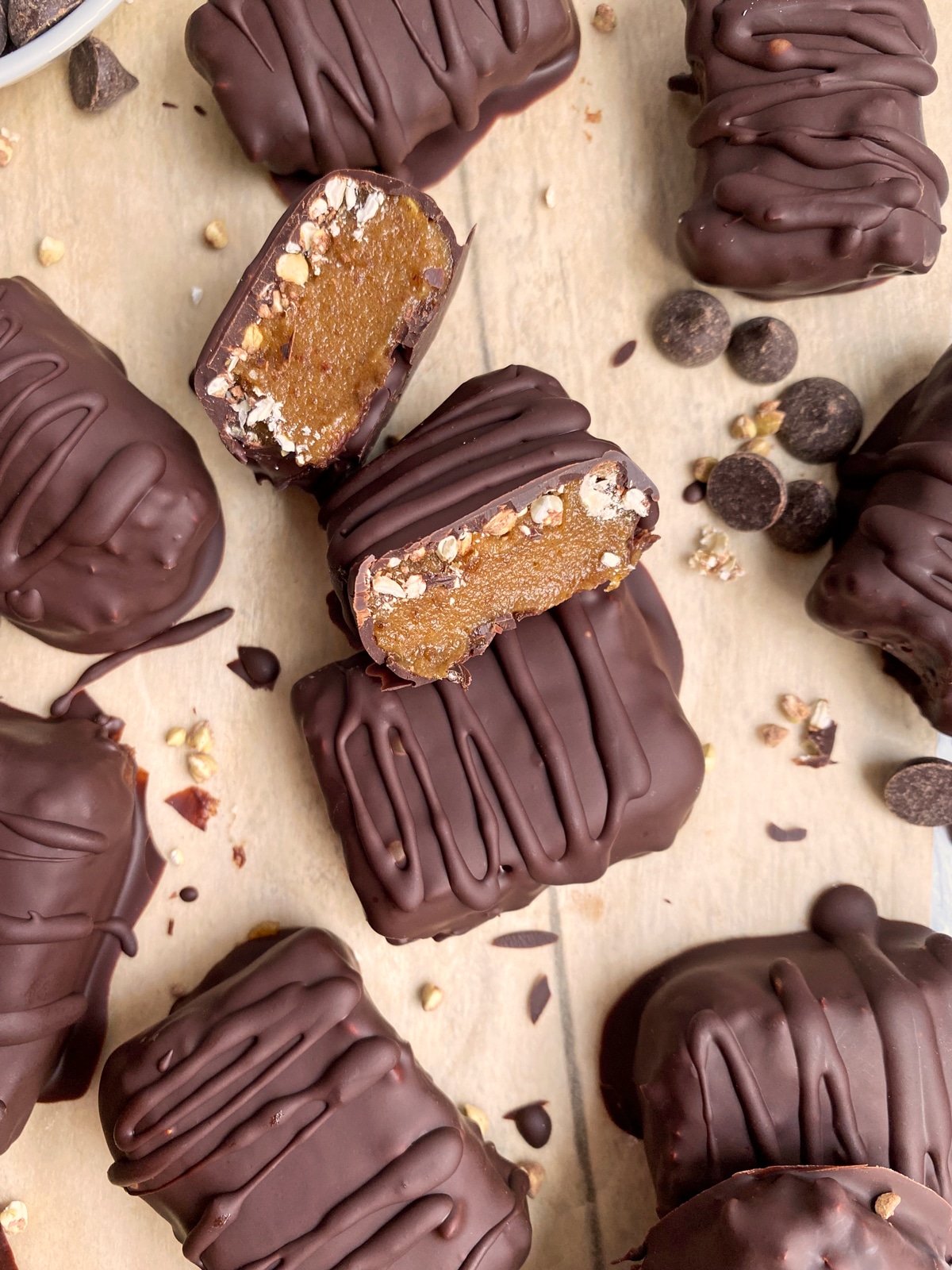 Homemade 100 Grand Bars Gluten Free Vegan Paleo Bake It Paleo