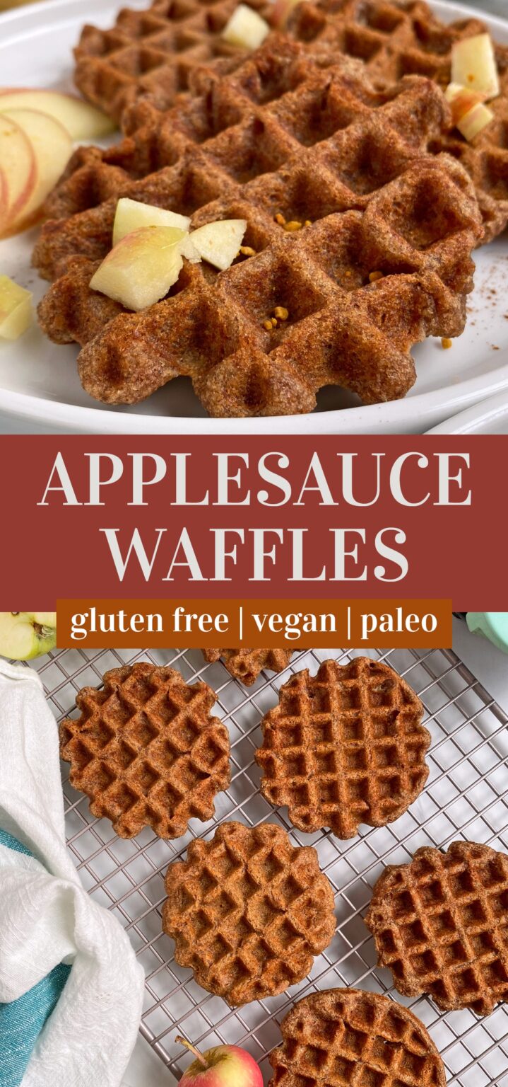 Vegan Applesauce Waffles (Gluten Free, Paleo) Bake It Paleo