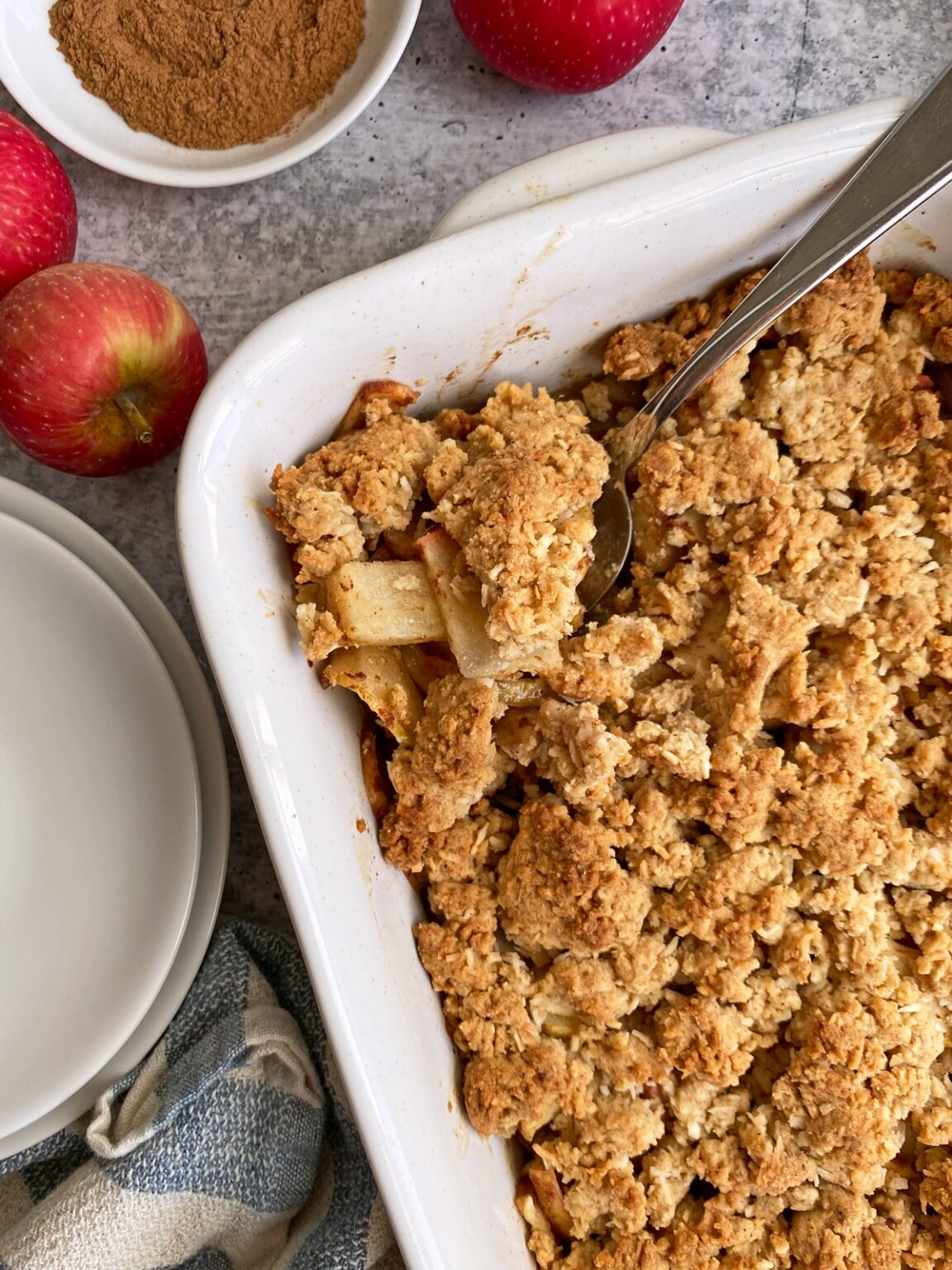 Healthy Paleo Apple Crisp (Nut Free) Bake It Paleo