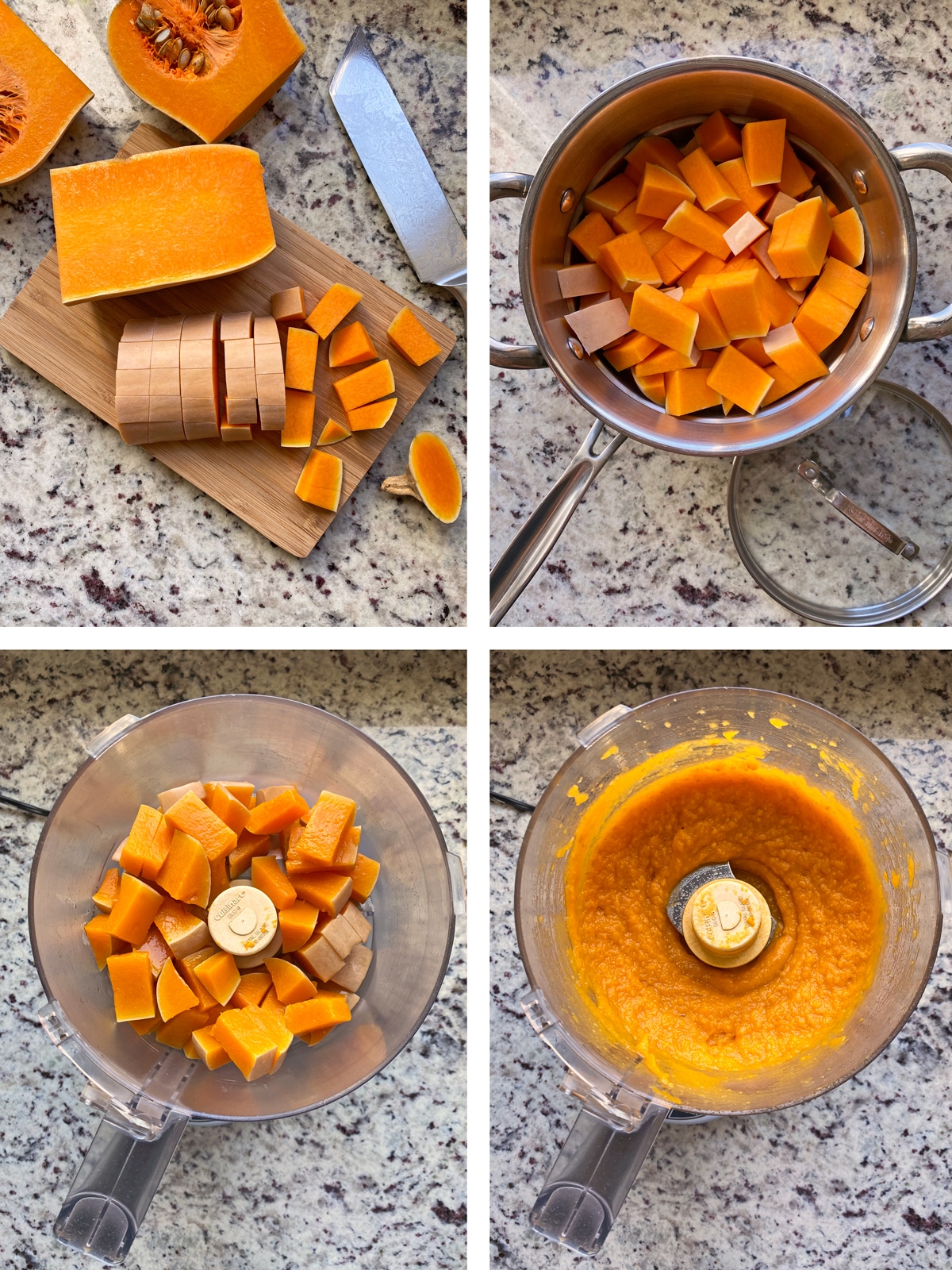 how to make squash puree