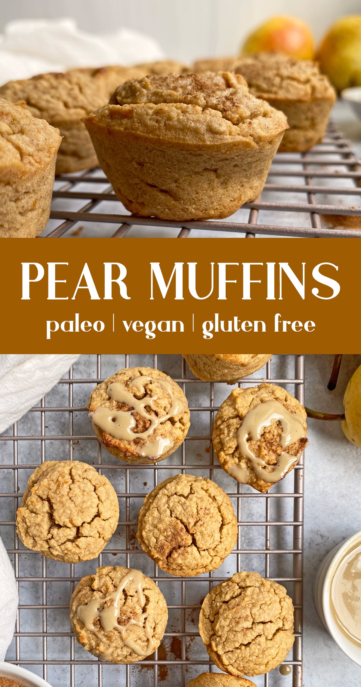 pear muffins pinterest image