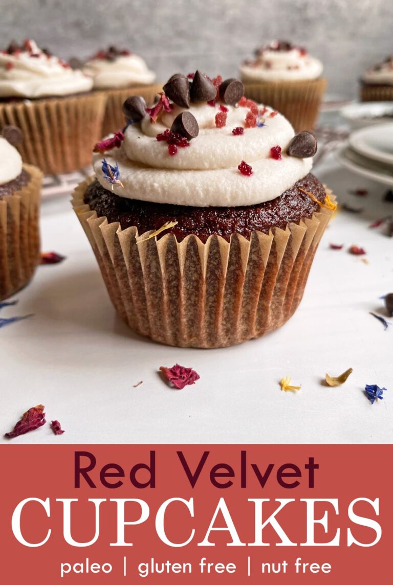 Healthy Red Velvet Cupcakes (Gluten Free, Paleo) Bake It Paleo