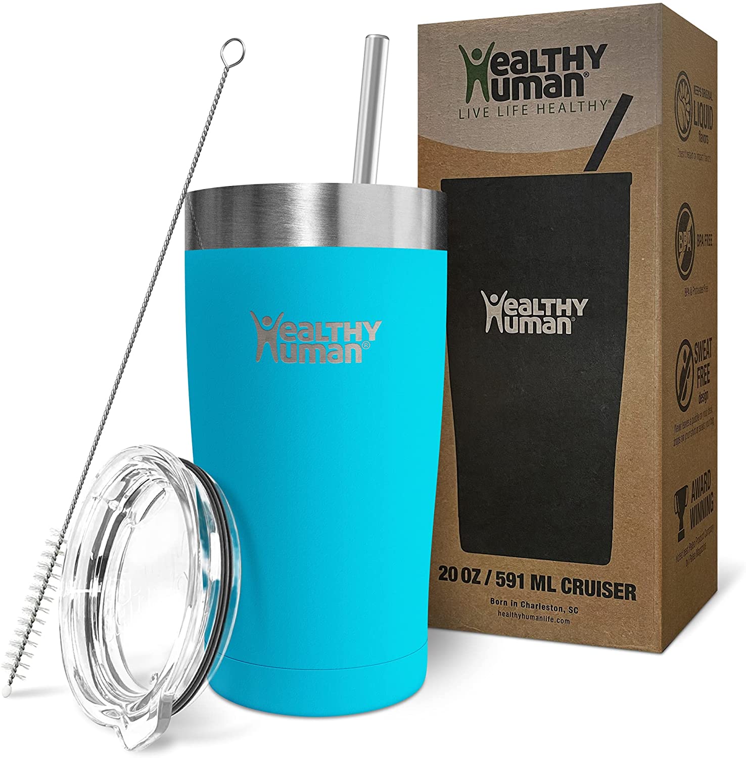 healthy human stainless steel tumbler